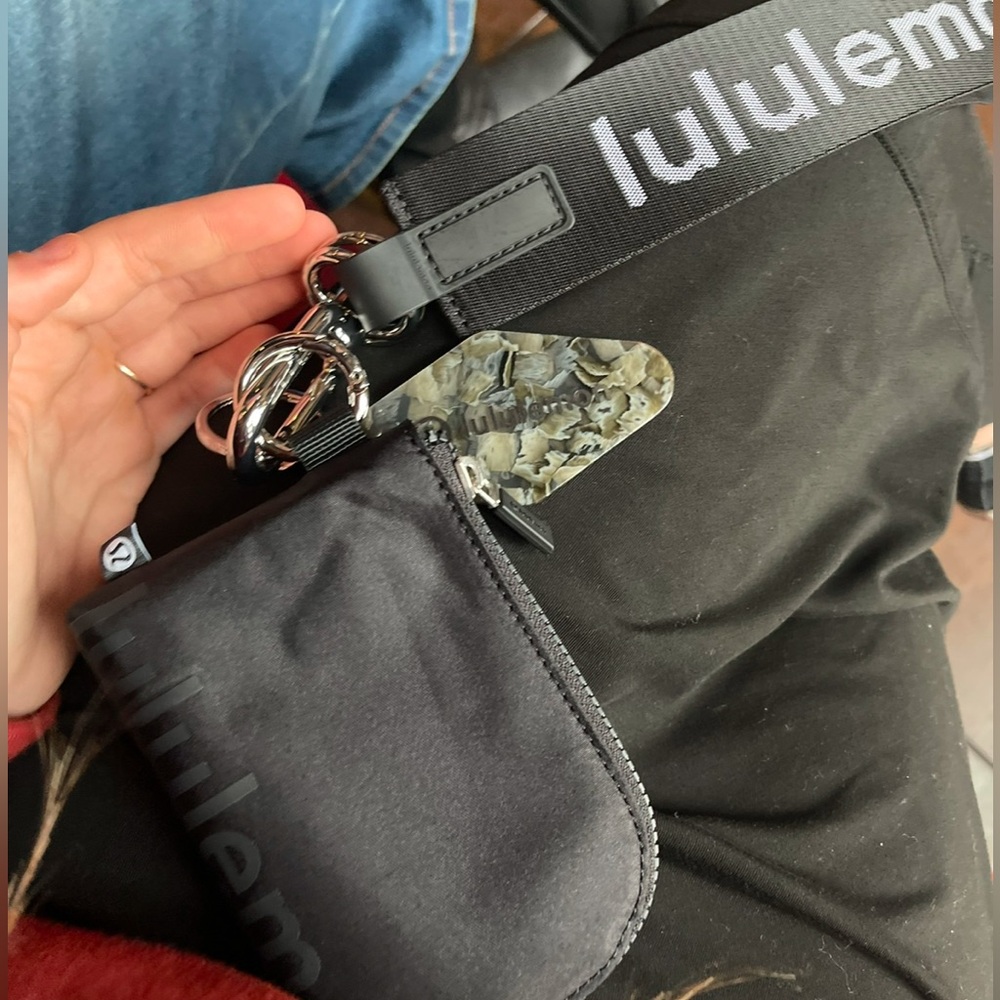 Lululemon wallet and keychain, green keychain not included